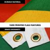 G128 Flag Pole 6FT White Tangle Free & Lithuania Lithuanian Flag 3x5 Ft Combo Printed 150D Polyester - Image 4