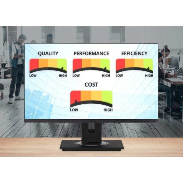 ViewSonic VG2756-4K 27 Inch IPS 4K Docking Monitor with 90W USB C, RJ45, HDMI, Display Port and 40 Degree Tilt Ergonomics for Home and Office - Image 9