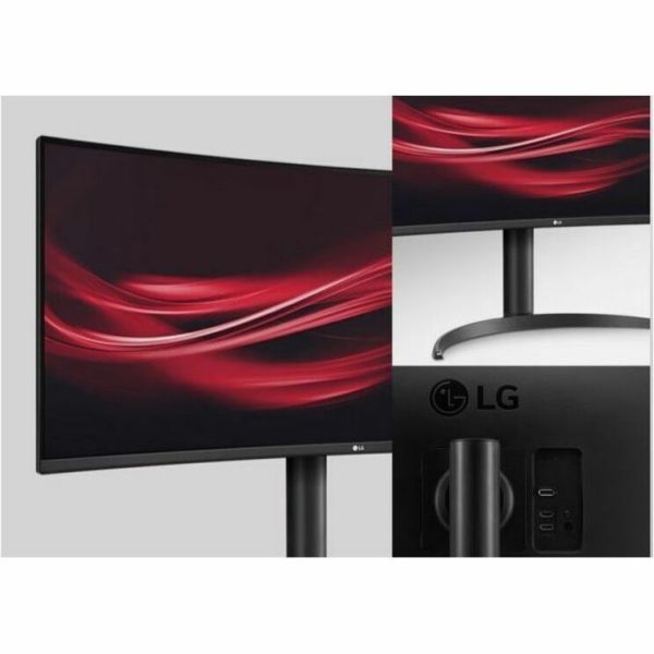 LG 34BP65C-B 34" Class UW-QHD Curved Screen LCD Monitor - Black - Image 6
