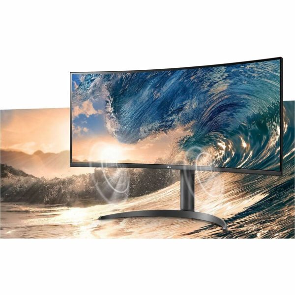 LG 34BP65C-B 34" Class UW-QHD Curved Screen LCD Monitor - Black - Image 7