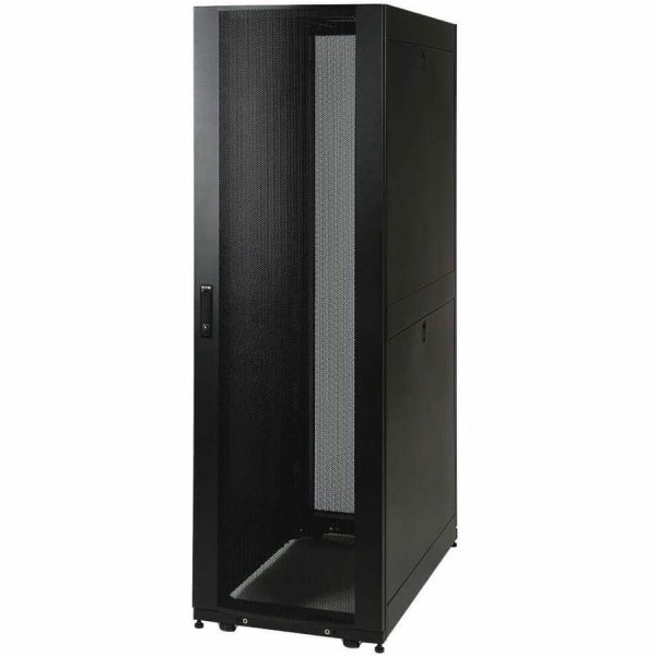 Eaton Tripp Lite Series SmartRack 42U Standard-Depth Rack Enclosure Cabinet with Doors and Side Panels - Image 4