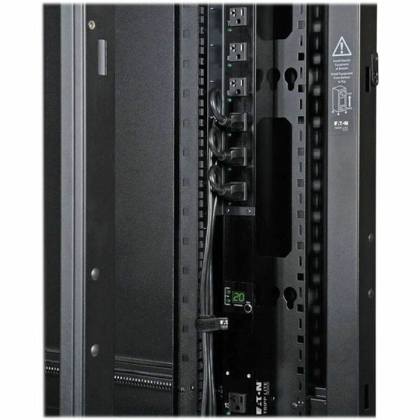 Eaton Tripp Lite Series SmartRack 42U Standard-Depth Rack Enclosure Cabinet with Doors and Side Panels - Image 9