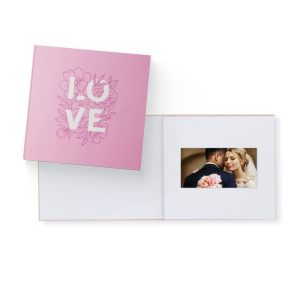 Heirloom Love Video Book   Create Your Own Digital Greeting Card Gift with Your Memories   Anniversary Christmas Wedding   Plays 10 Minutes of Video and Photos