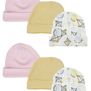 Baby Girls Caps (pack Of 6) Nc_0356