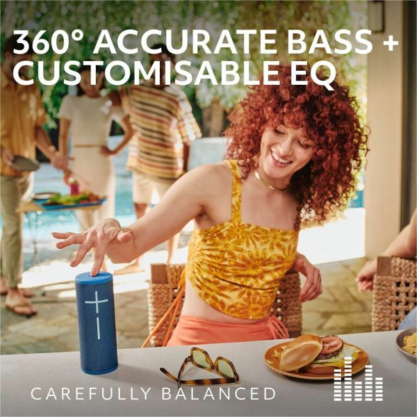 Ultimate Ears BOOM 4 Portable Waterproof Bluetooth Speaker With 360-Degree, Bold, Immersive, Crystal-Clear Sound, Floating Speaker With 15-Hour Battery and 147ft (45m) Range, Red - Image 2