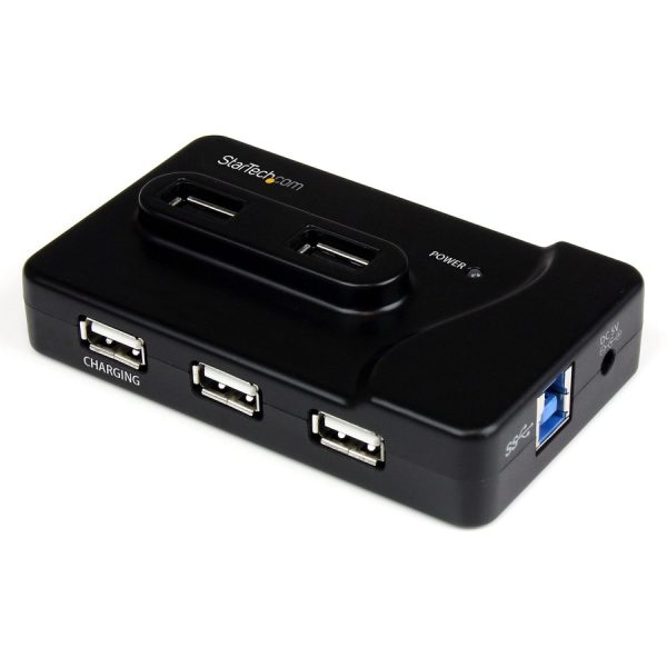 StarTech.com 6 Port USB 3.0 / USB 2.0 Combo Hub with 2A Charging Port â€" 2x USB 3.0 & 4x USB 2.0