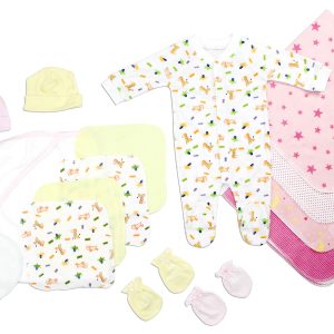 Newborn Baby Girls 17 Pc  Baby Shower Gift Set Ls_0103