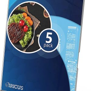 5 Pack Acrylic Sign Holders 5x7 inch   Plastic Stands for Display   5 X 7 Acrylic Sign Holder with Vertical Slanted Back   Clear Plastic Sign Holder Paper Display Table Stand Flyer Document Paper