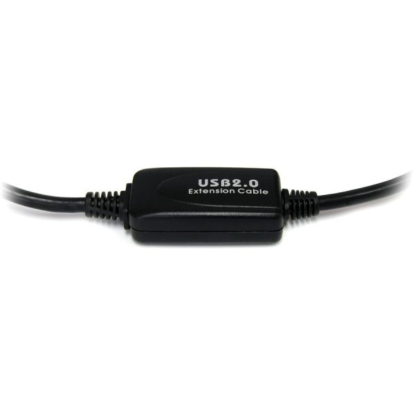 StarTech.com 9 m / 30 ft Active USB A to B Cable - M/M - Black USB 2.0 A to B Cord - Printer Cable - Extension USB Cable (USB2HAB30AC) - Image 3