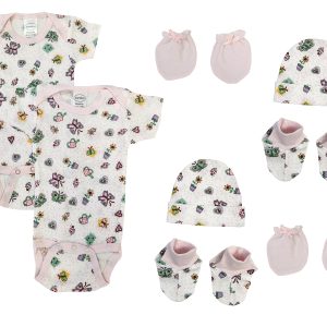 Newborn Baby Girl 8 Pc  Sets Nc_0618