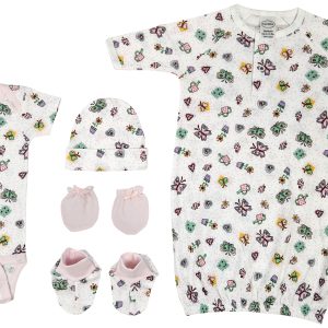 Newborn Baby Girl 5 Pc  Sets Nc_0637