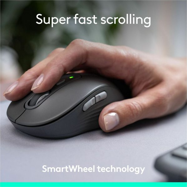 Logitech Signature Slim MK955 Combo for Business, Copilot Edition, Wireless Keyboard and Mouse, Graphite - Image 4