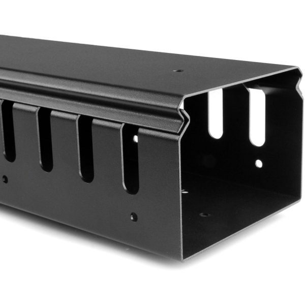 StarTech.com Vertical Cable Organizer with Finger Ducts - Vertical Cable Management Panel - Rack-Mount Cable Raceway - 40U - 6 ft. - Image 3