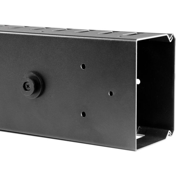 StarTech.com Vertical Cable Organizer with Finger Ducts - Vertical Cable Management Panel - Rack-Mount Cable Raceway - 40U - 6 ft. - Image 4