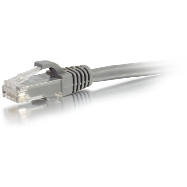 C2G 10ft Cat5e Ethernet Cable - Snagless Unshielded (UTP) - Gray - Image 2