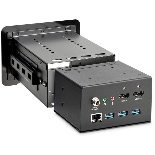 StarTech.com Conference Room Docking Station, In-Table Universal Laptop Dock, HDMI/60W PD/USB Hub/GbE/Audio, Huddle/Boardroom Connectivity - Image 5