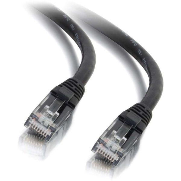 C2G 12ft Cat6 Ethernet Cable - Snagless Unshielded (UTP) - Black - Image 2
