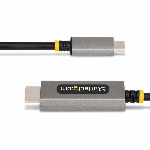 StarTech.com 10ft (3m) USB-C to HDMI Adapter Cable, 8K 60Hz, 4K 144Hz, HDR10, USB Type-C to HDMI 2.1 Converter, USB-C/USB4/TB3/4 Compatible - Image 4