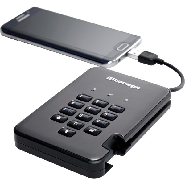iStorage diskAshur PRO2 HDD 5 TB | Secure Hard Drive | FIPS Level 3 certified | Password Protected | Dust/Water Resistant. IS-DAP2-256-5000-C-X - Image 4
