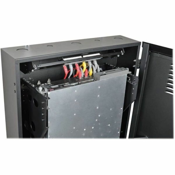 Eaton Tripp Lite Series SmartRack 2U Low-Profile Vertical-Mount Switch-Depth Wall-Mount Rack Enclosure Cabinet - Image 3