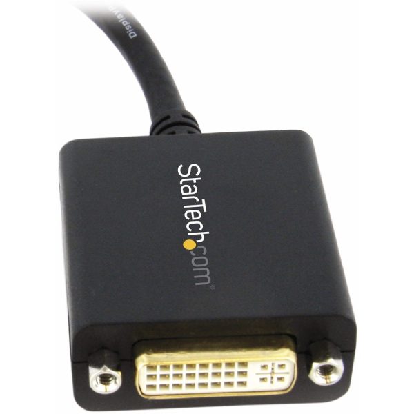 StarTech.com DisplayPort to DVI Adapter, DisplayPort to DVI-D Adapter/Video Converter 1080p, DP 1.2 to DVI Monitor, Latching DP Connector - Image 2