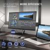 ViewSonic TD2455 24 Inch 1080p IPS 10-Point Multi Touch Screen Monitor with Advanced Dual-Hinge Ergonomics USB C HDMI and DisplayPort Out - Image 3