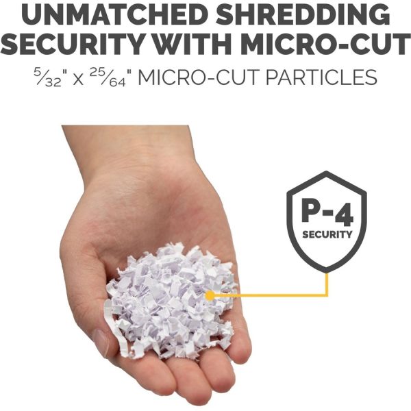Fellowes® AutoMax™ 100M Micro-Cut Commercial Office Auto Feed 2-in-paper shredder with 100-Sheet Capacity - Image 3