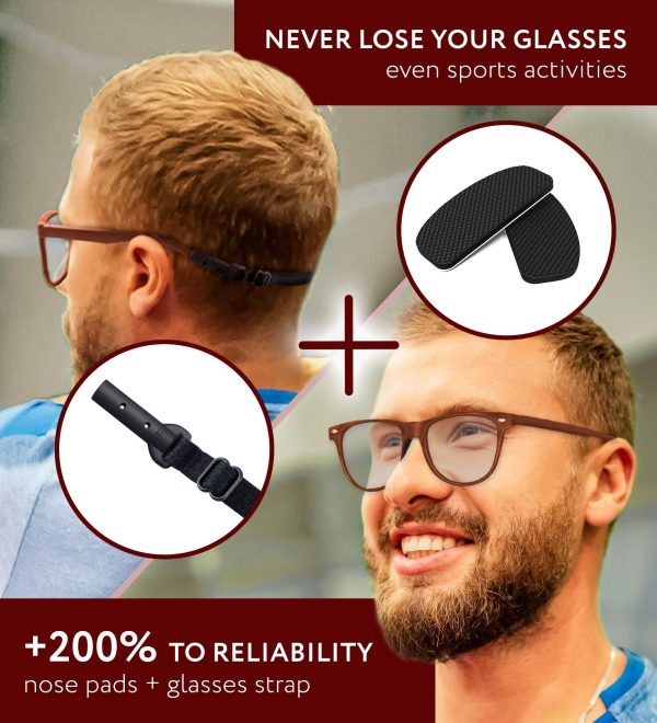Eye Glasses Nose Grip Non Slip - 0.5 mm Ultra Thin Eyeglass Nose Pads Anti Slip - Silicone Nose Pads Glasses Anti-Slip - Sunglass Nose Bridge Pads Glasses - 6 Pairs - 0.5 mm x 7mm x 16mm - Image 2