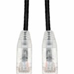 AddOn 20ft Black CAT 6 Slim PVC Ethernet Cable Snagless Clear-Claw RJ-45 M/M