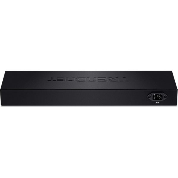 TRENDnet 16-Port Unmanaged Gigabit GREENnet Switch, 16 x RJ-45 Ports, 32Gbps Switching Capacity, Fanless, Rack Mountable, Network Ethernet Switch, Lifetime Protection, Black, TEG-S16G - Image 3