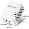 TRENDnet Powerline 1300 AV2 Adapter Kit, Includes 2 x TPL-422E Powerline Ethernet Adapters, IEEE 1905.1 & IEEE 1901, Gigabit Port, Range Up To 300m (984 ft), Simple Installation, White, TPL-422E2K - Image 7