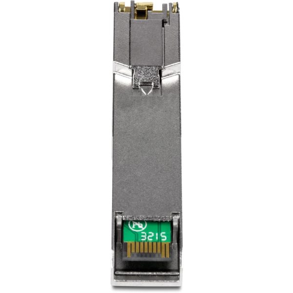 TRENDnet SFP to RJ45 1000BASE-T Copper SFP Module; TEG-MGBRJ; 100m (328 Ft.); RJ45 Connector; Hot Pluggable; Supports Data Rates Up to 1.25Gbps; IEEE 802.3ab Gigabit Ethernet; Lifetime Protection - Image 5
