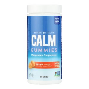 Natural Vitality - Calm Gum Magnesium Orng - 1 Each-120 CT
