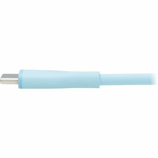 Eaton Tripp Lite Series Safe-IT USB-A to USB-C Antibacterial Cable, USB 2.0, Ultra Flexible (M/M), Light Blue, 6 ft. (1.8 m) - Image 5