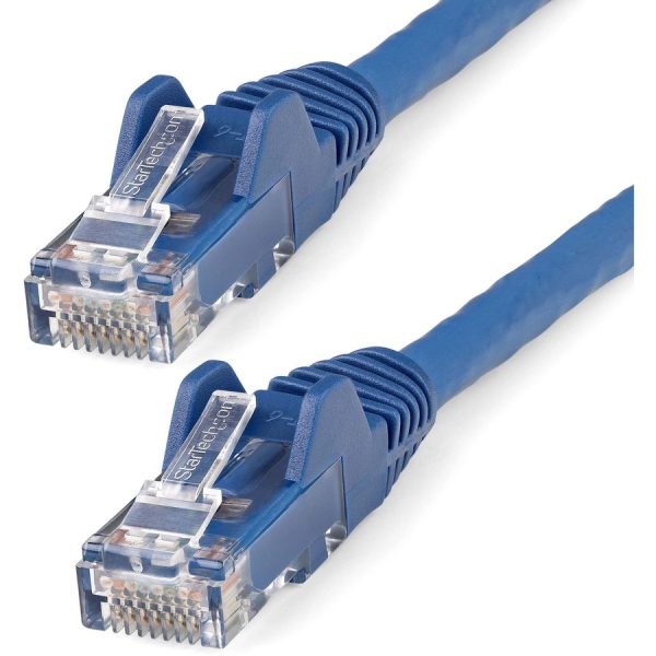 StarTech.com 20ft (6m) CAT6 Ethernet Cable, LSZH (Low Smoke Zero Halogen) 10 GbE Snagless 100W PoE UTP RJ45 Blue Network Patch Cord, ETL