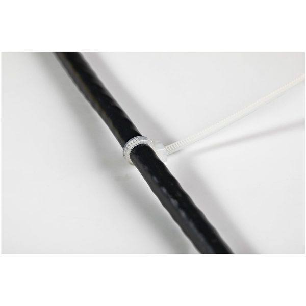 StarTech.com 4"(10cm) Cable Ties, 7/8"(22mm) Dia, 18lb(8kg) Tensile Strength, Nylon Self Locking Zip Ties, UL Listed, 1000 Pack, White - Image 4
