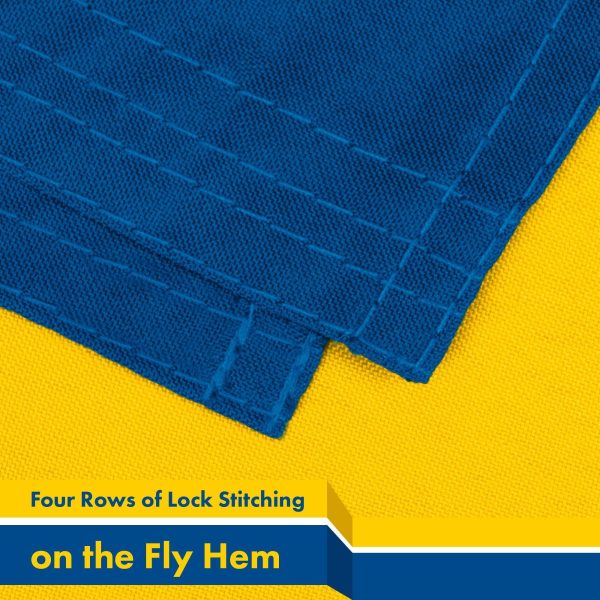 Sweden (Swedish) Flag 150D Printed Polyester 3x5 Ft - Image 4