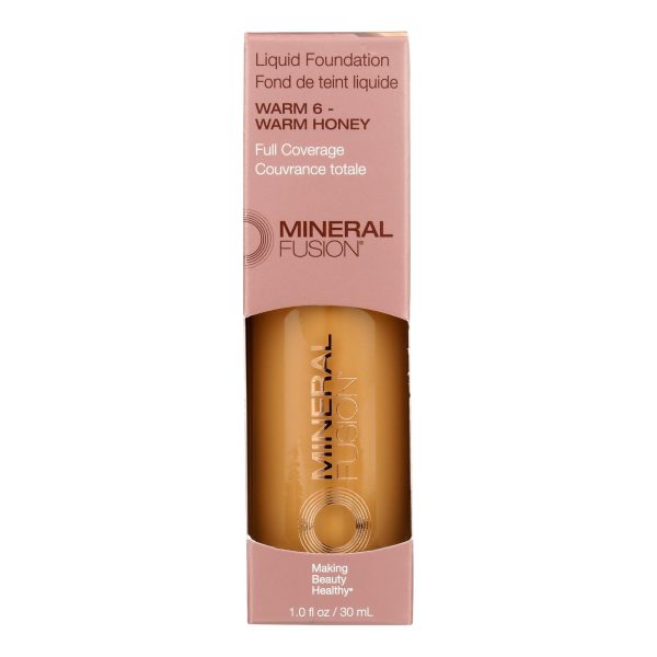 Mineral Fusion - Mkup Liquid Foundation Warm6 - 1 Each-1 FZ - Image 2