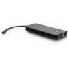 C2G USB C Docking Station - Dual Monitor Docking Station with 4K HDMI, USB, Ethernet, and AUX - Power Delivery up to 60W - Image 2