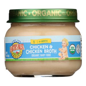 Earth's Best - Stage 1 Chicken & Chicken Broth - Case of 10-2.5 OZ