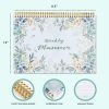 Weekly Undated Planner Notepad 8.5x12  –  52 Week Calendar & To Do List for Planning with Easy Tear off Sheets – Used for Goal Schedule & Habit Tracking (Floral) - Image 2