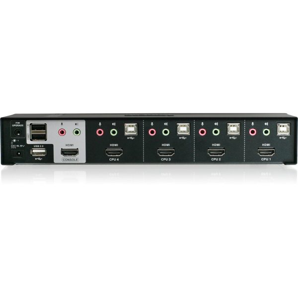 IOGEAR 4-Port HDMI KVMP with DisplayPort Adapters Bundle - Image 2