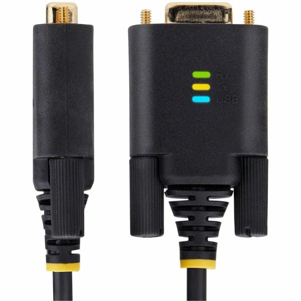 StarTech.com 13ft (4m) 2-Port USB to Serial Adapter Cable, COM Retention, FTDI, DB9 RS232, Changeable DB9 Screws/Nuts, Windows/macOS/Linux - Image 2