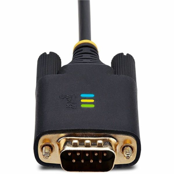 StarTech.com 13ft (4m) 2-Port USB to Serial Adapter Cable, COM Retention, FTDI, DB9 RS232, Changeable DB9 Screws/Nuts, Windows/macOS/Linux - Image 4