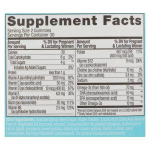 Olly - Prenatl Vitamin Folic Acd Cit - 1 Each - 60 CT