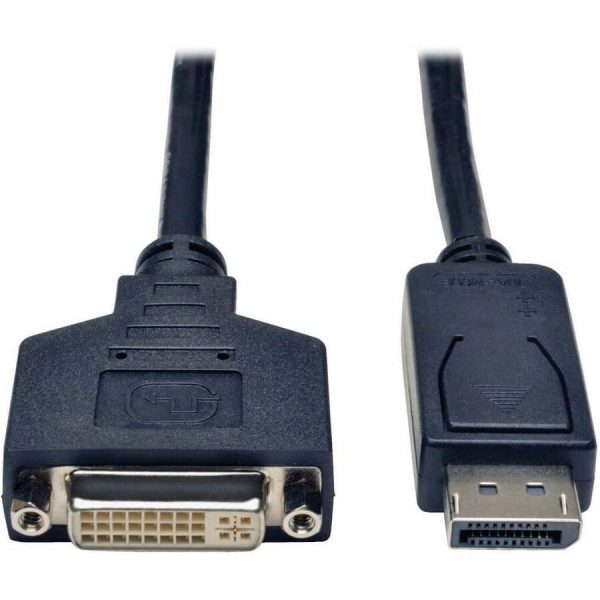 Eaton Tripp Lite Series DisplayPort to DVI Cable Adapter, Converter for DP-M to DVI-I-F, 3 ft. (0.91 m) - Image 2