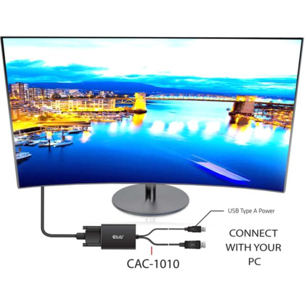 Club 3D DisplayPort to Dual Link DVI-I Active Adapter - Image 5