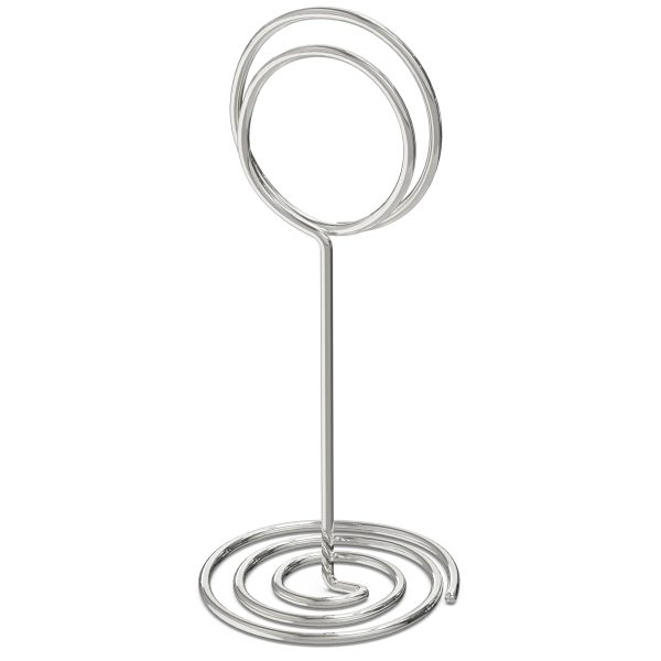 10 Pack Table Number Holders for Wedding   Silver Place Card Holder   Table Sign Holders   Picture   Photo Holders for Tables   Mini Table Number Stands Silver   Small Table Number Holders Clip Stand