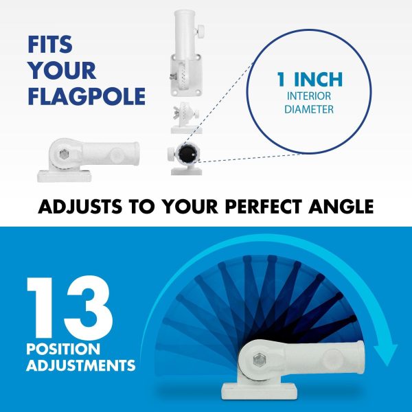 Flag Pole 6FT White Tangle Free & India Indian Flag 3x5 Ft Combo Printed 150D Polyester By G128 - Image 8