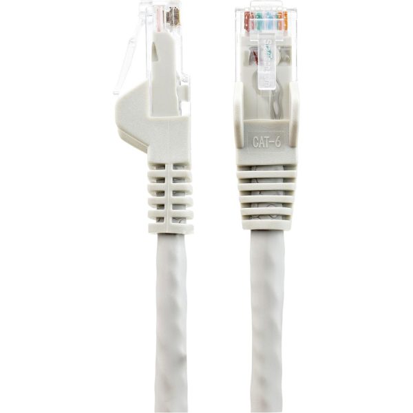 StarTech.com 25ft (7.6m) CAT6 Ethernet Cable, LSZH (Low Smoke Zero Halogen) 10 GbE Snagless 100W PoE UTP RJ45 Gray Network Patch Cord, ETL - Image 3